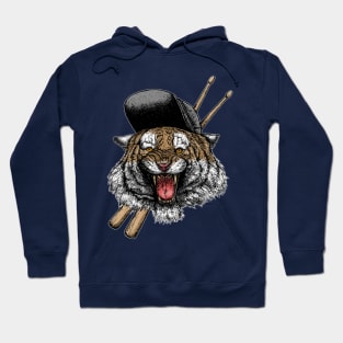 Tiger Drummer Hoodie